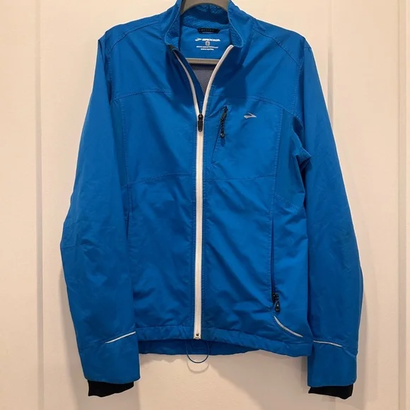Brooks Reflective Running Jacket EUC Size Small - Picture 1 of 5
